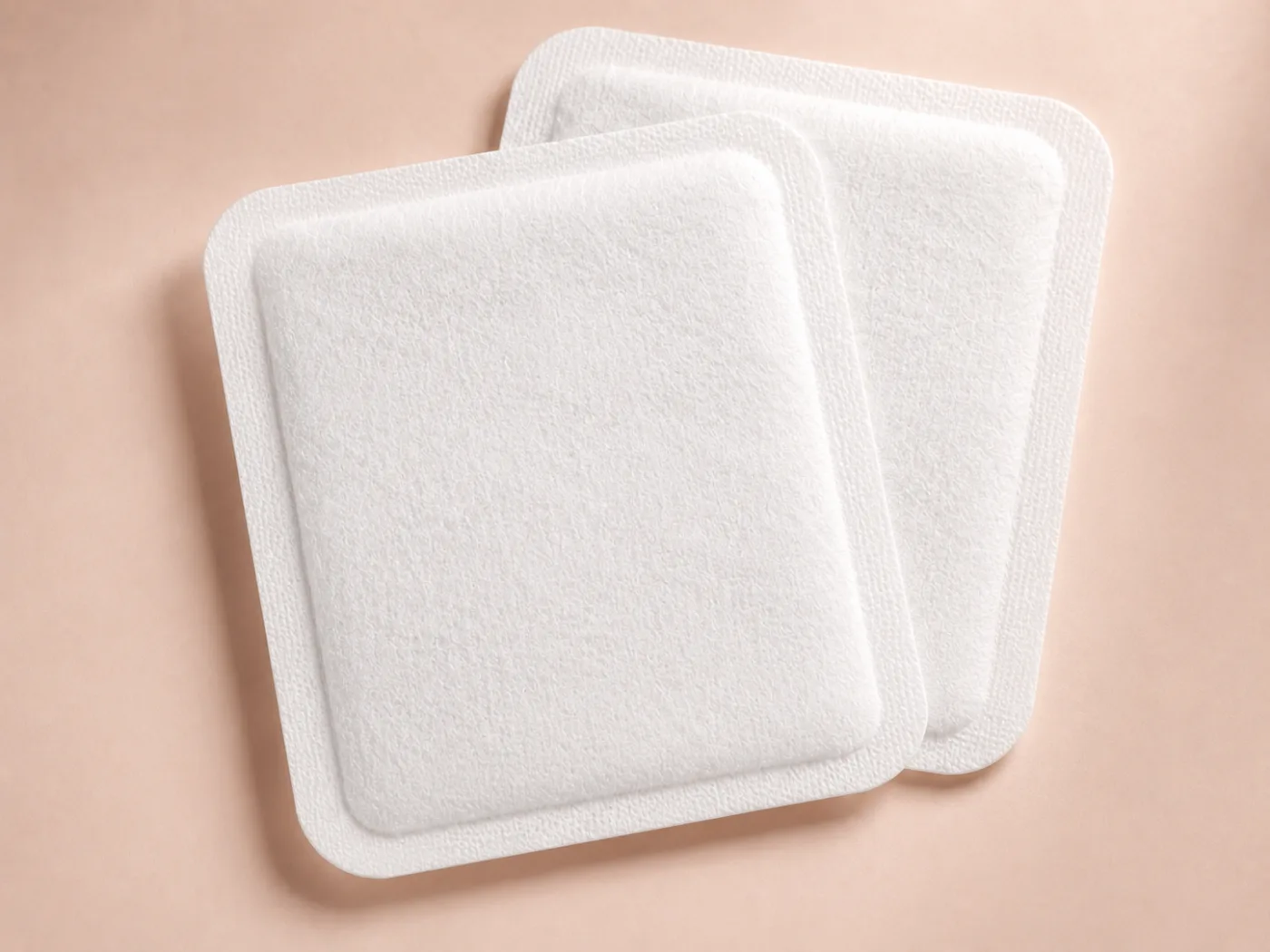 Menstrual heat patch and foil pouch packaging option